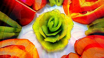 Украшения из фруктов! Decoration of fruits! Сборник фотографий! Collection of photos!