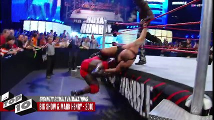 Gigantic Royal Rumble Eliminations — WWE Top 10