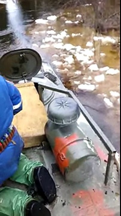Экстрим на снегоходе Буран
