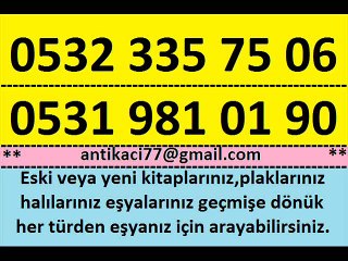 ATAŞEHİR ANTİKA ALANLAR İKİNCİ EL KİTAP ALANLAR KÜÇÜKBAKKALKÖY ÇİZGİ ROMAN