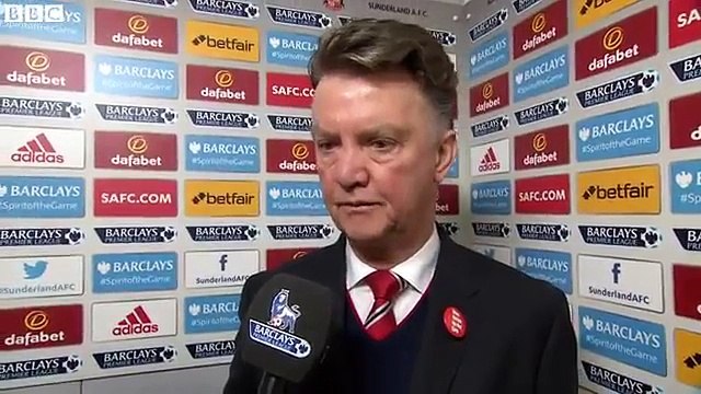 Louis Van Gaal Post Match Interview - Sunderland 2-1 Man United