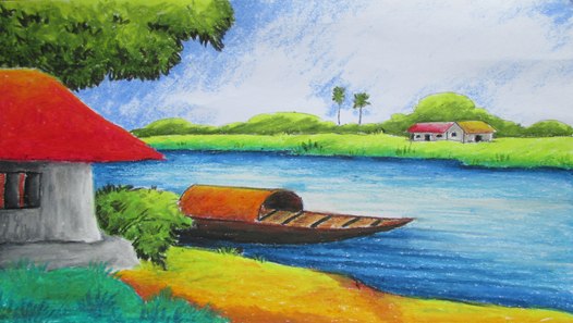 Featured image of post Drawing Oil Pastel Drawing Beautiful Scenery Images : Traditional oil painting techniques often.