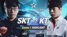 [H/L 2016.02.13] SKT vs KT Game 1 - RO1 l 롯데 꼬깔콘 LoL Champions Korea Spring 2016