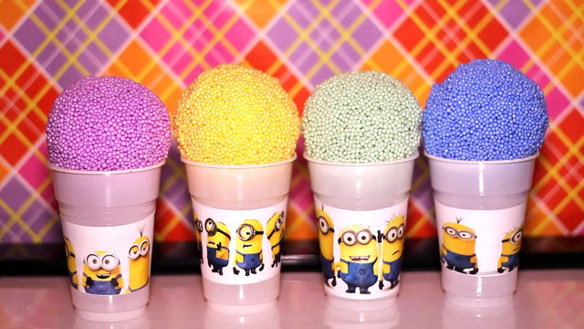 FOAM CLAY Ice cream surprise Minions Mickey Mouse Stikeez