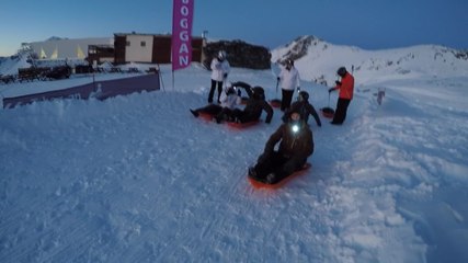 Val Thorens 2016 soirée luge