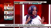 Canlı yayında 'Gazeteci misin, AKP temsilcisi misin?' tartışması!
