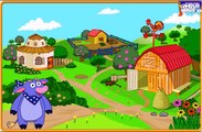 Dora the Explorer Children Cartoons and Games save the farm