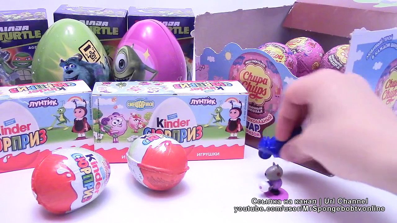 Свинка Пеппа на русском чупа чупс, Смешарики киндер сюрприз, корпорация монстров