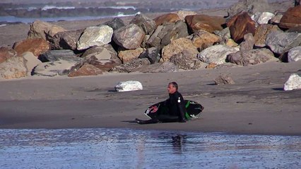 Tom Curren On A Skimboard - Surfing