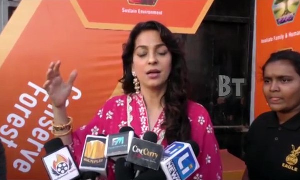 Juhi Chawla Inauguration Of Hindu Spiritual & Service Fair And Udit Narayan