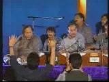 Nusrat Fateh Ali Khan Live- Mera Piya Ghar Aaya (1993) - YouTube