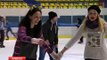 День студента в Гомеле отметили катанием на коньках с мыльными пузырями