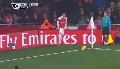 Арсенал 1-0 Ньюкасл - Гол Косьельни 02.01.2016