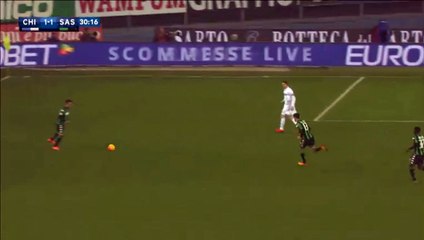 Nicola Sansone Super Goal - Chievo 1-1 Sassuolo 13.02.2016