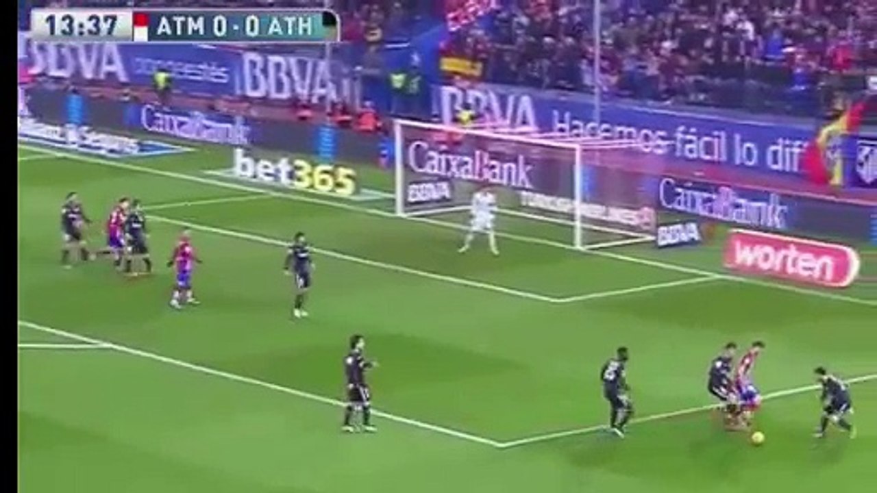 Атлетико 0-1 Атлетик  Незащитанный гол 13.12.2015 Обзор матча