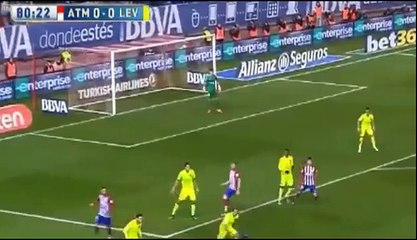 Атлетико 1 - 0 Леванте обзор 2-го тайма 03.01.2016