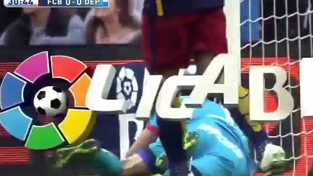 Барселона 2-2 Депортиво Испанская Примера 2015- 16 15 й тур Обзор матча 15.12.2015