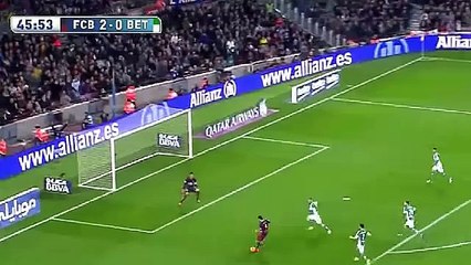 Барселона 3 - 0  Бетис  179 ГОЛ бАРСЕЛОНЫ НА 46 МИН 2-ГО ТАЙМА 30.12.2015