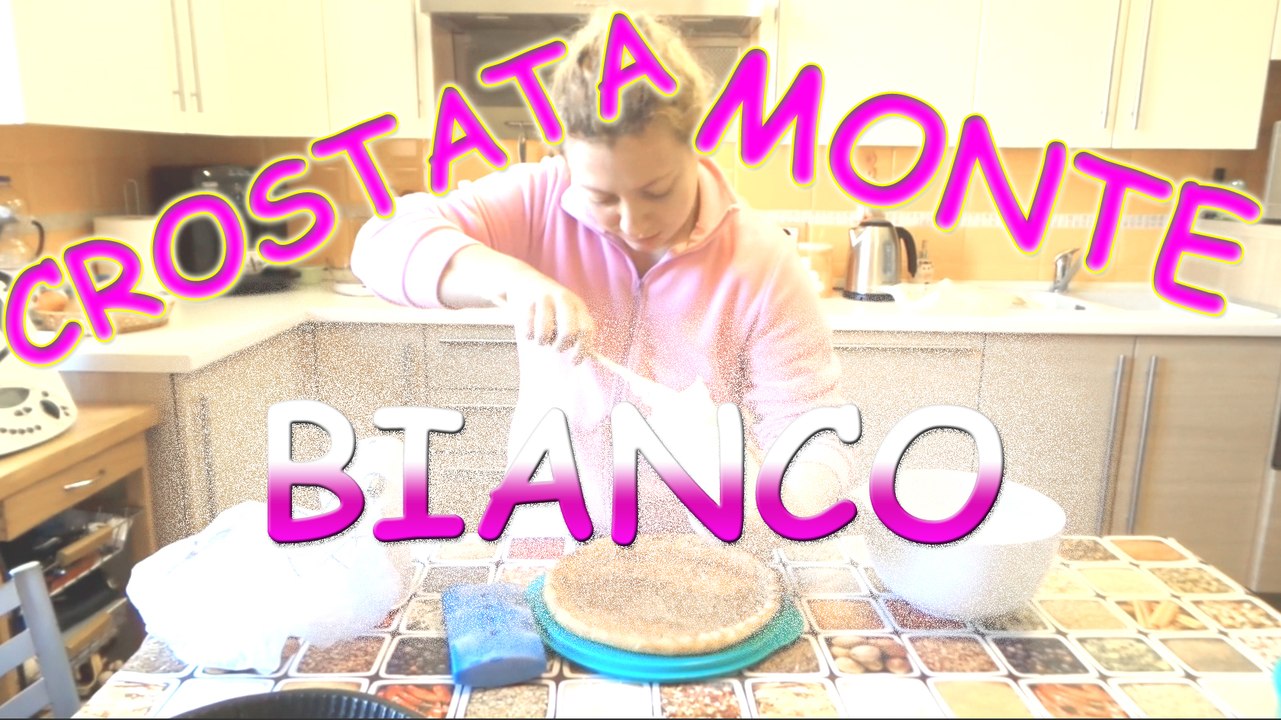 crostata monte bianco, torta marron glaces e panna, pasta frolla panna e marron glaces, torta facile e veloce