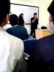 shameless student being vulgar with teacher in Pakistan