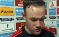 Sunderland vs Manchester United 2-1 - Wayne Rooney Post-Match Interview HD 720p