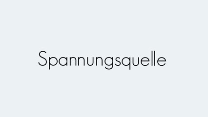 Spannungsquelle einfach erklärt ⚡ | Grundbegriffe & Begriffsklärung
