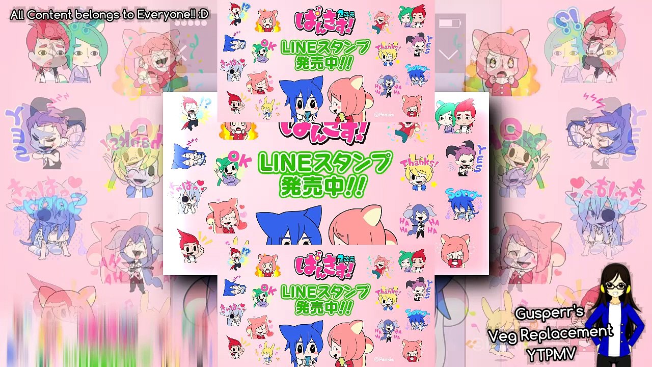 【MADVRYTPMV】 アニメ「ぱんきす！2次元」ＬＩＮＥスタンプ発売中 Has a ShuricScan！！ (No BGM)