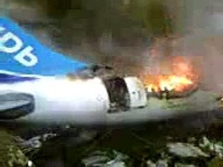 Airbus A310 S7 Airlines crashed after landing ...