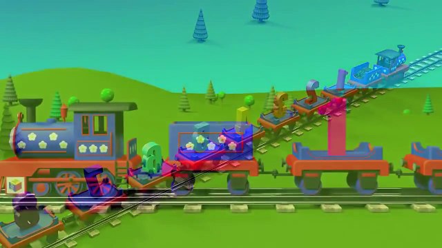 Развивающие мультики для самых маленьких Паровозик Чух Чух и песенка про цифры от 1 до 10