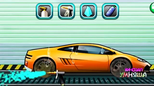 мультики про машинки АВТОМОЙКА машин Учим этапы Автомойки развивающий мультик