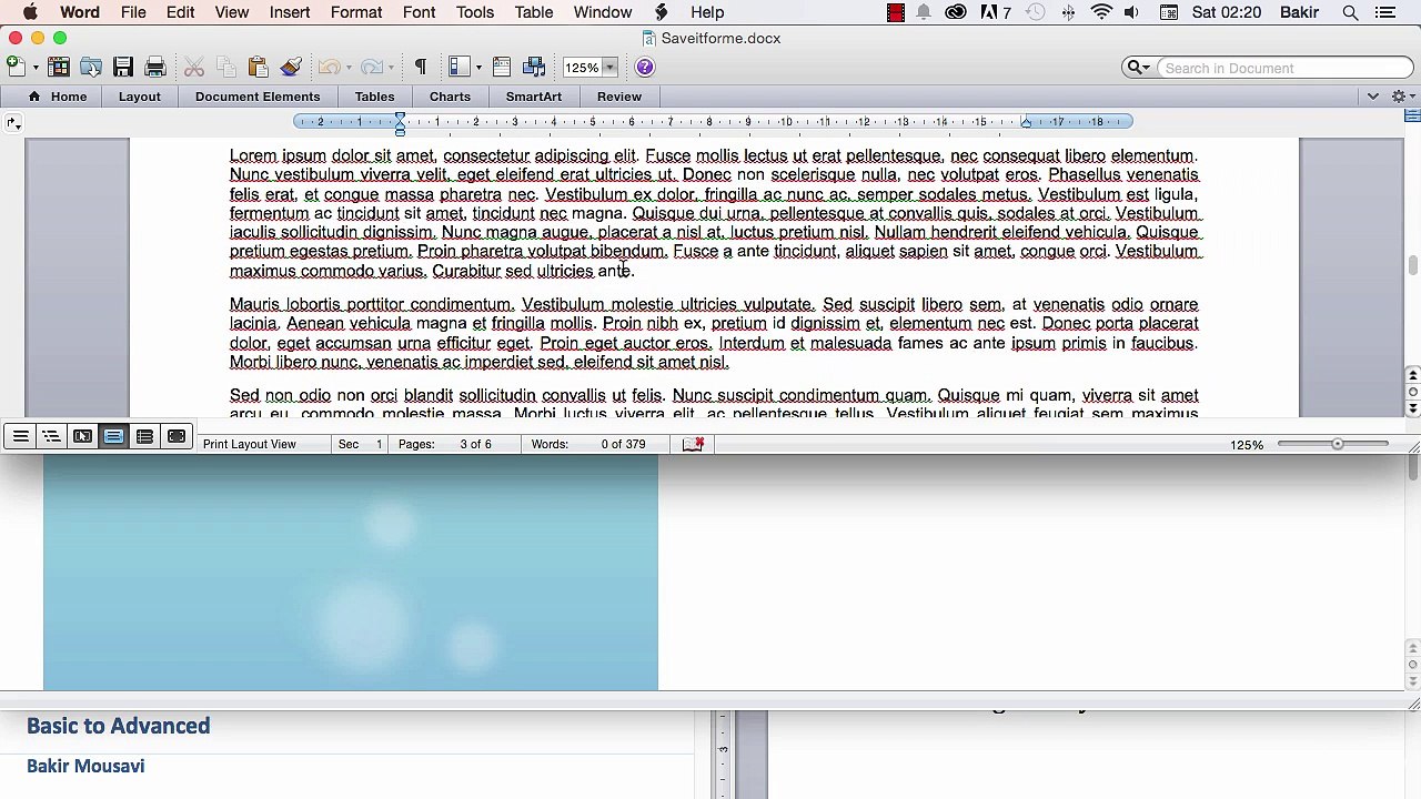 Complete MS Word 2013 Mac - 26