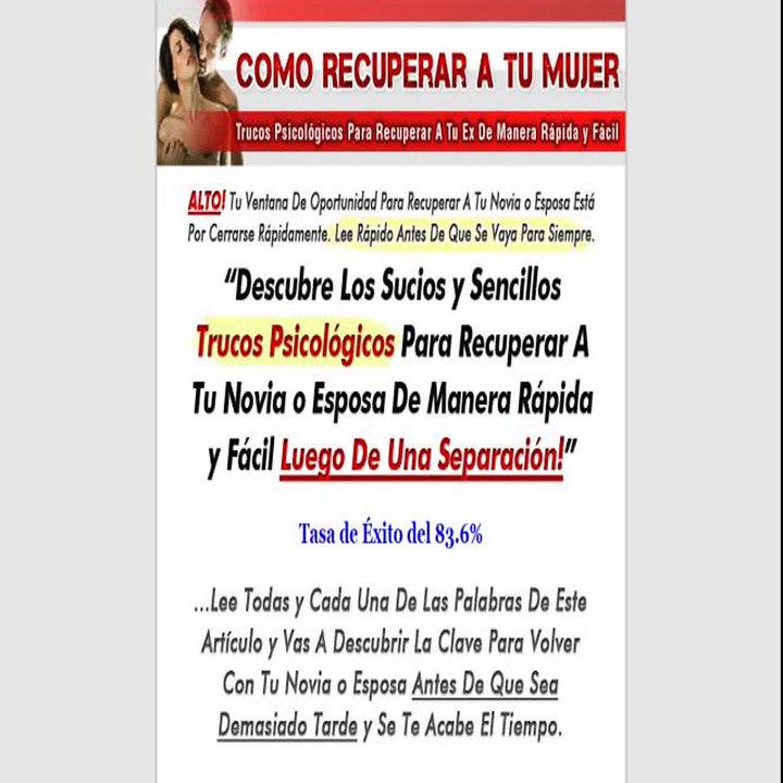 Como Recuperar a Tu Mujer