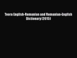 Download Teora English-Romanian and Romanian-English Dictionary (2015) Free Books