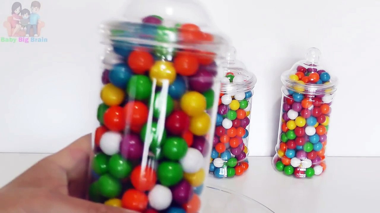 Gumball Banks LEARN Colors and Numbers with Gumballs