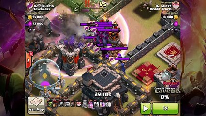 Clash Of Clans - Shattered LaLoon Attack Strategy - TH 9 - 3 Sta
