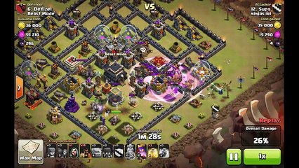 Strategy - 3 Star Town hall 9 (TH9) Attack by GOHOWI-GOHO-HOG