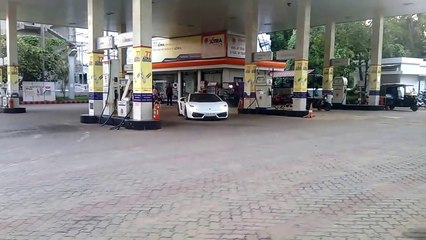 Lamborghini on kerala roads...