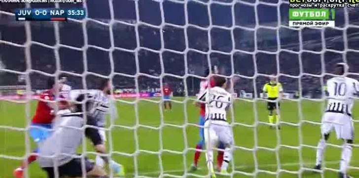 Gianluigi Buffon Amazing Reflex Save - Juventus vs Napoli - Serie A - 13.02.2016