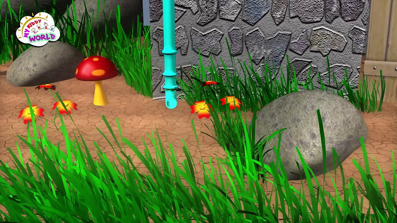Itsy bitsy spider | Incy wincy spider - 3D Animation English Nursery rhyme song for childr