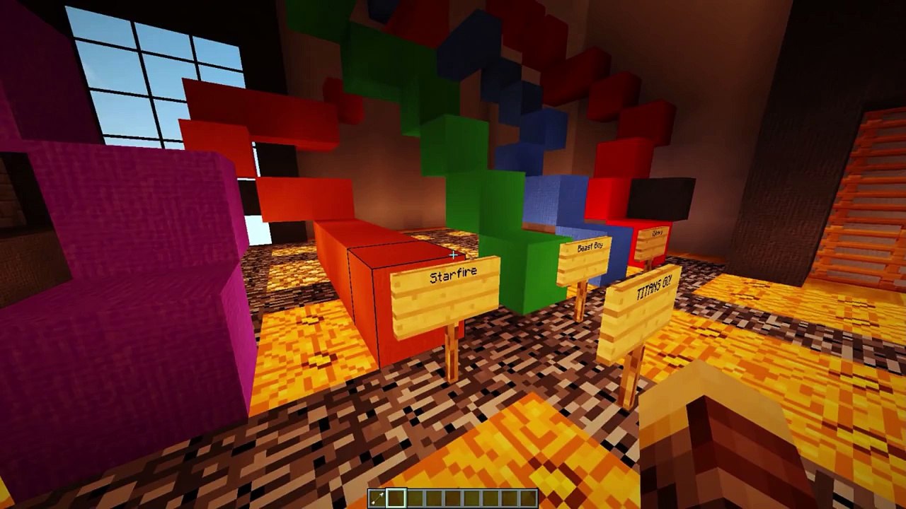 Minecraft Skyscrapers - TEEN TITANS TOWER! (Epic Skyscraper Base) || Minecraft Maps