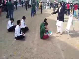 Culture Show act on APNS Martyars by shahbaz house Superior University Evening group.