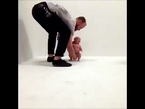 This is What Happens When Dad is Left Alone with the Baby - funny baby videos (FULL HD)