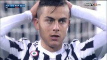 Paulo Dybala Super Chance after Pogba Amazing Pass - Juventus v. Napoli 13.02.2016 HD