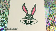 Easy Draw Bugs Bunny! Looney Tunes Arts N Crafts with Markers by HobbyKidsTV