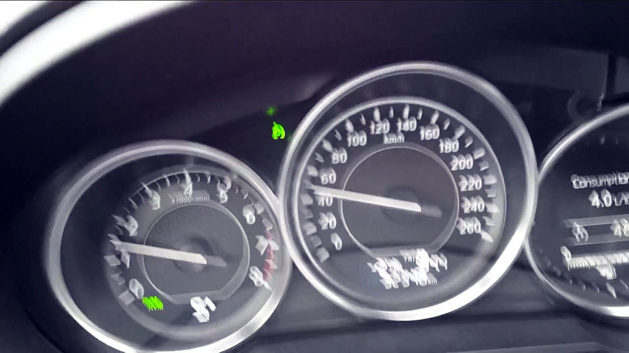 mazda 6 skyactiv 2.0 107kW acceleration 4 gear