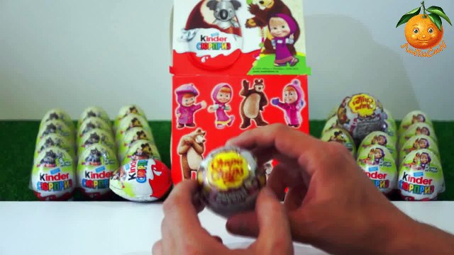 Киндер Сюрприз Маша и Медведь 2015 Masha And The Bear Kinder Surprise Eggs