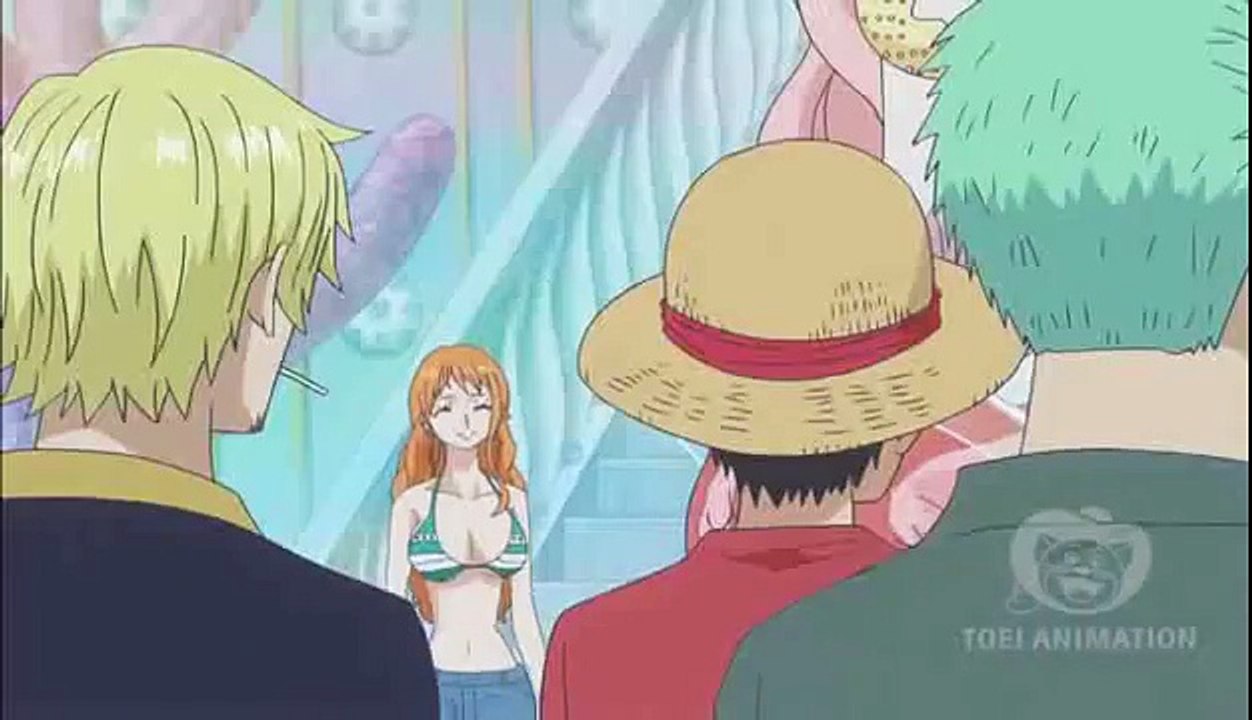 One Piece - Luffy Zoro Sanji got clobbered by Nami