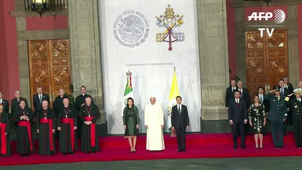 Francisco y Peña Nieto en el Palacio Nacional