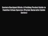 PDF Eastern Backyard Birds: A Folding Pocket Guide to Familiar Urban Species (Pocket Naturalist