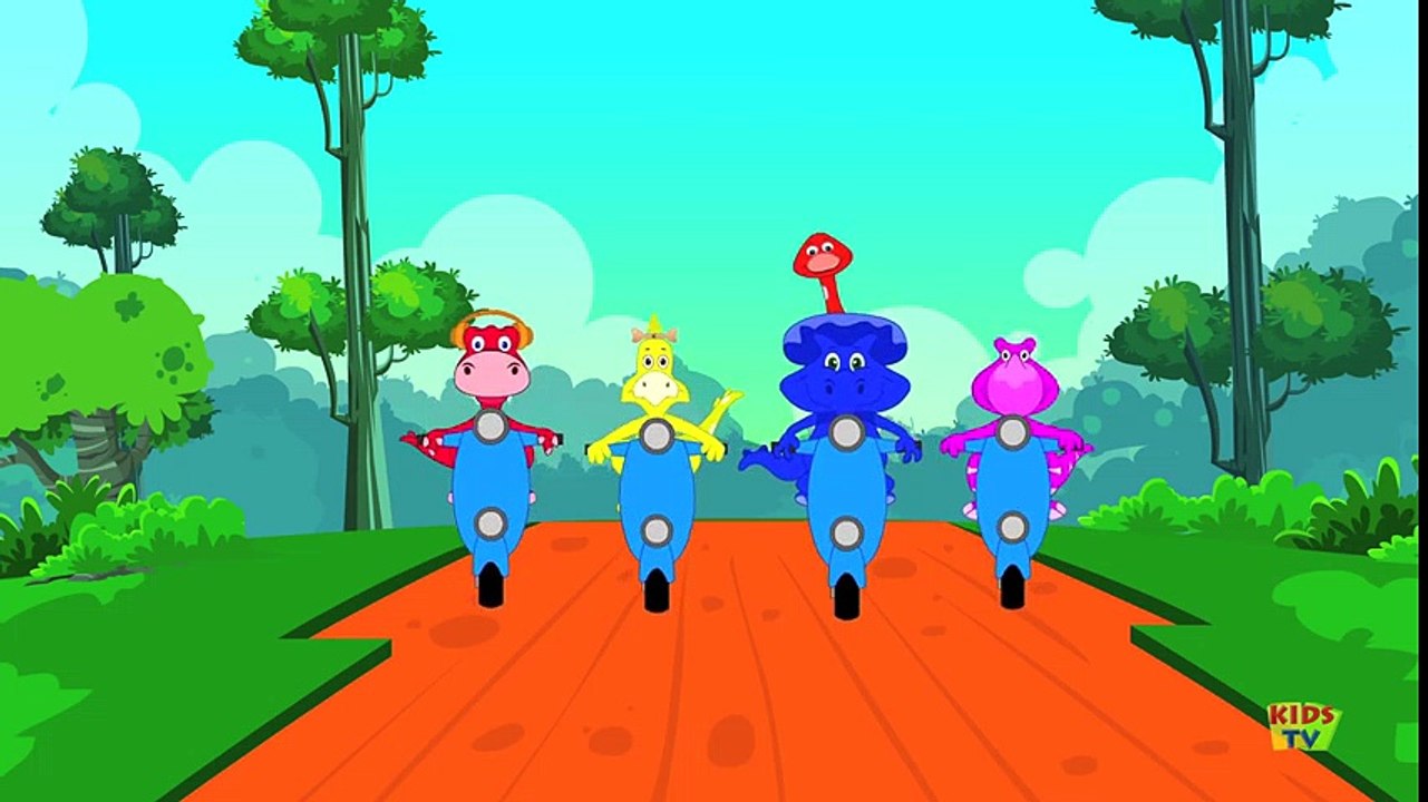 Five Big Dinosaurs | Nursery Rhymes For Kids And Children